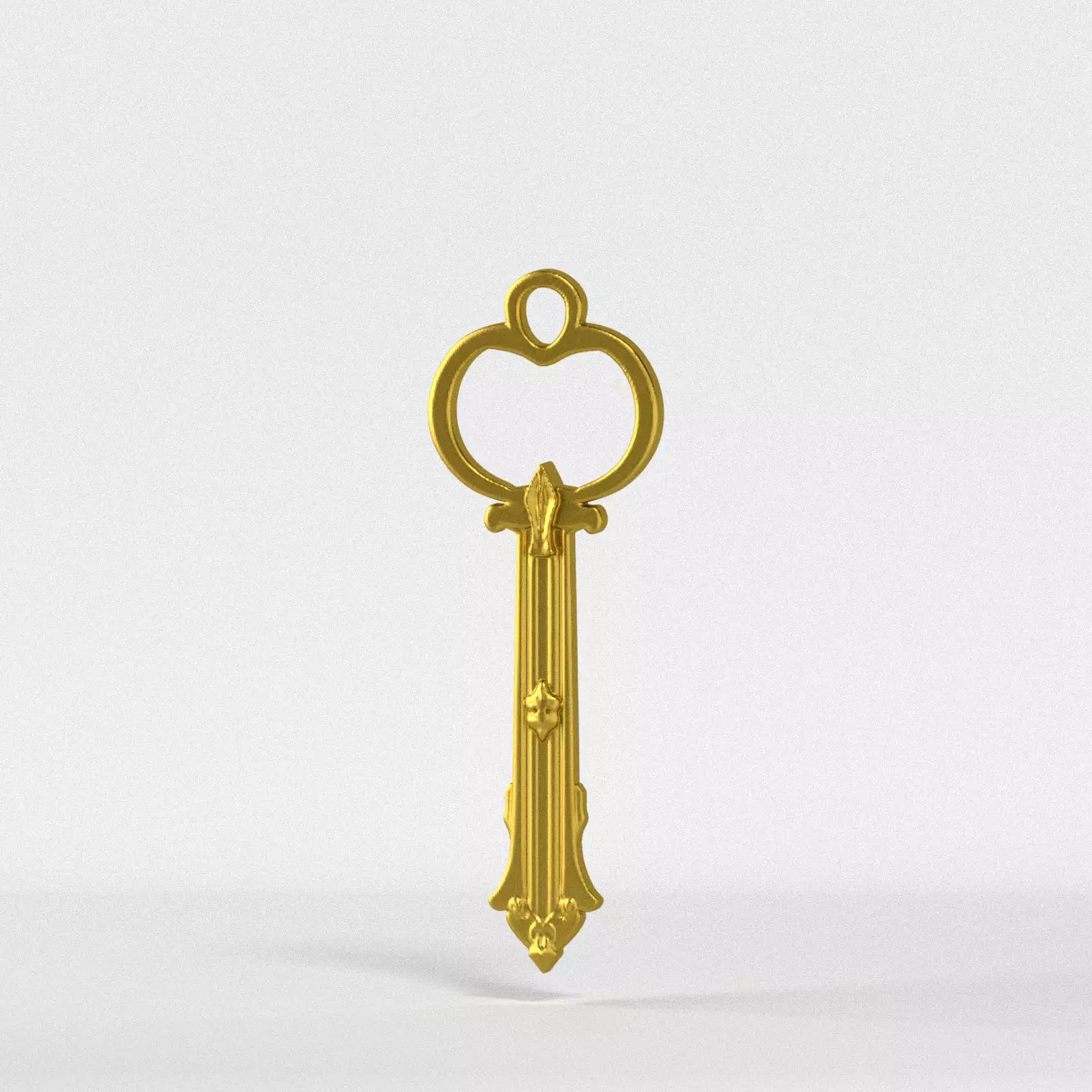 A Key 3D print model_0