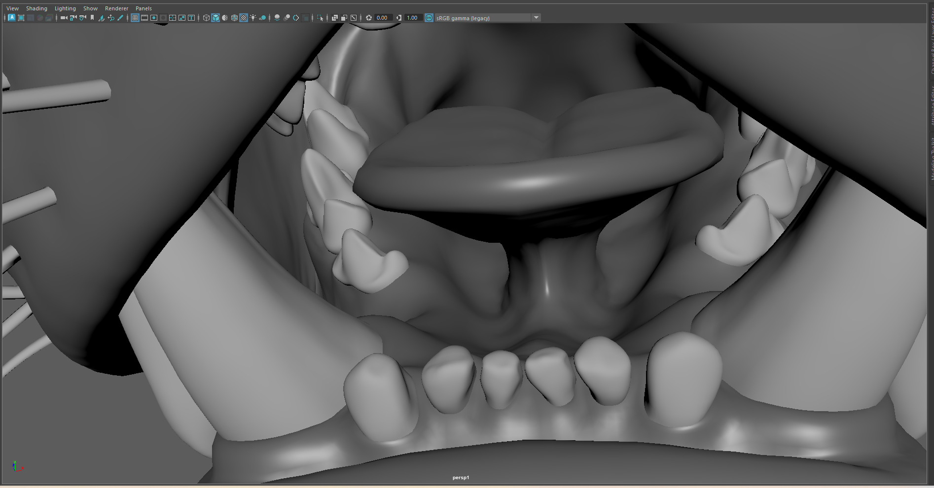 Tiger Low-poly 3D model_6