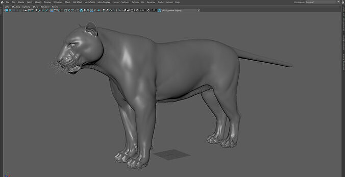 Tiger Low-poly 3D model