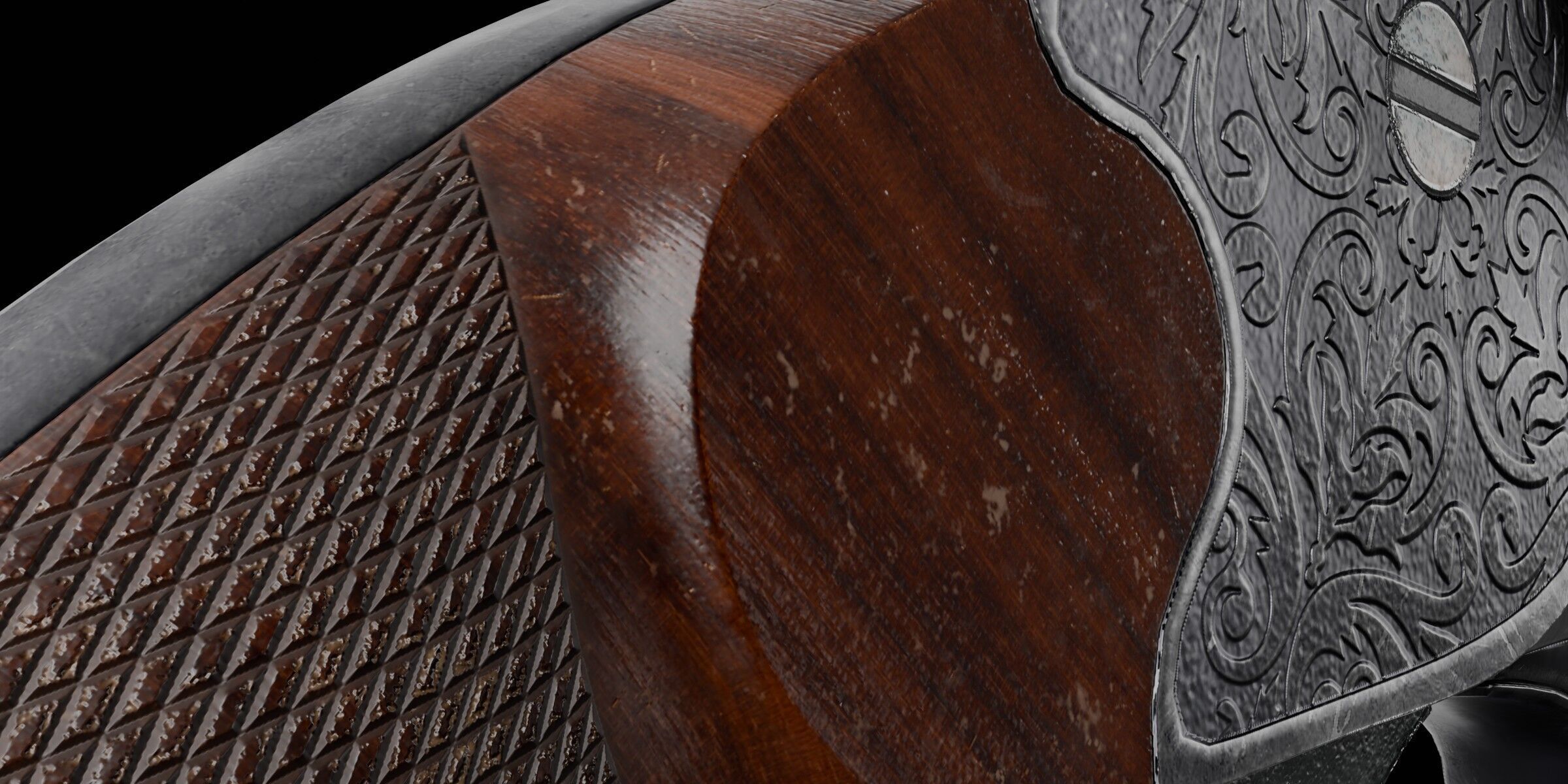 LeMat Revolver Low-poly 3D model_5