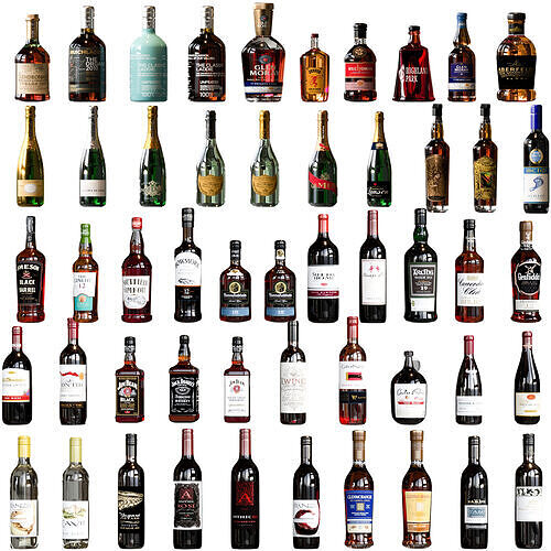 SCOTCH WHISKEY BOTTLE COLLECTION NO8 A 3D model 2