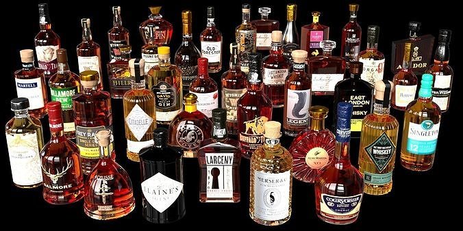 SCOTCH WHISKEY BOTTLE COLLECTION NO7 A 3D model