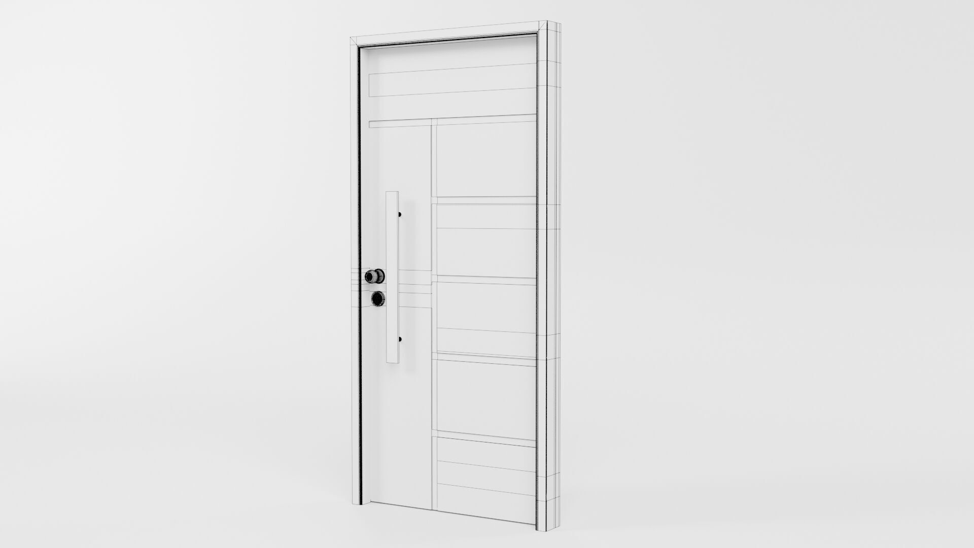 Door Design CG72 3D model_5