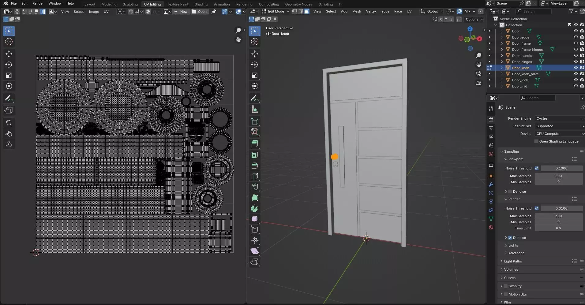 Door Design CG72 3D model_16