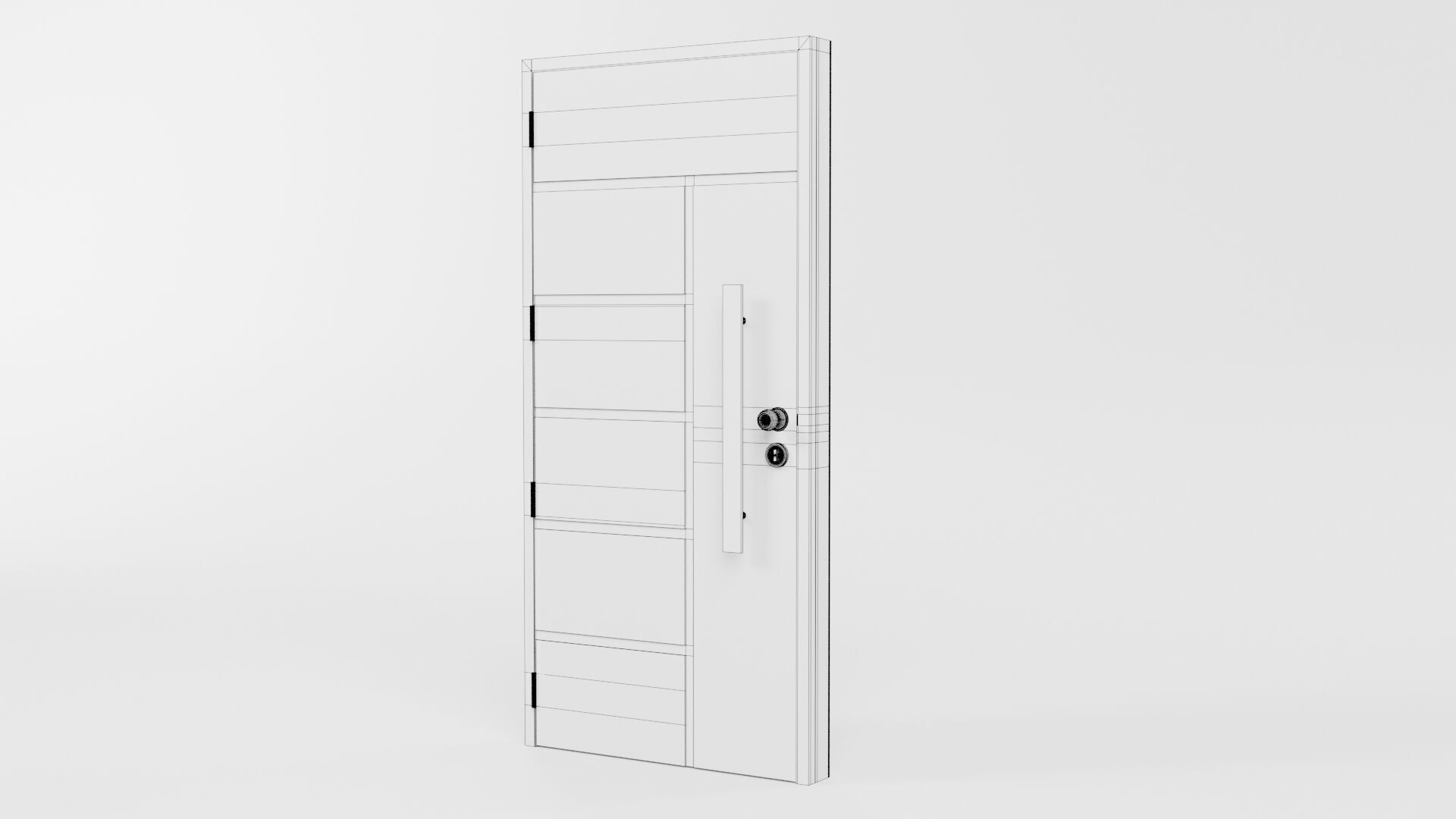 Door Design CG72 3D model_6