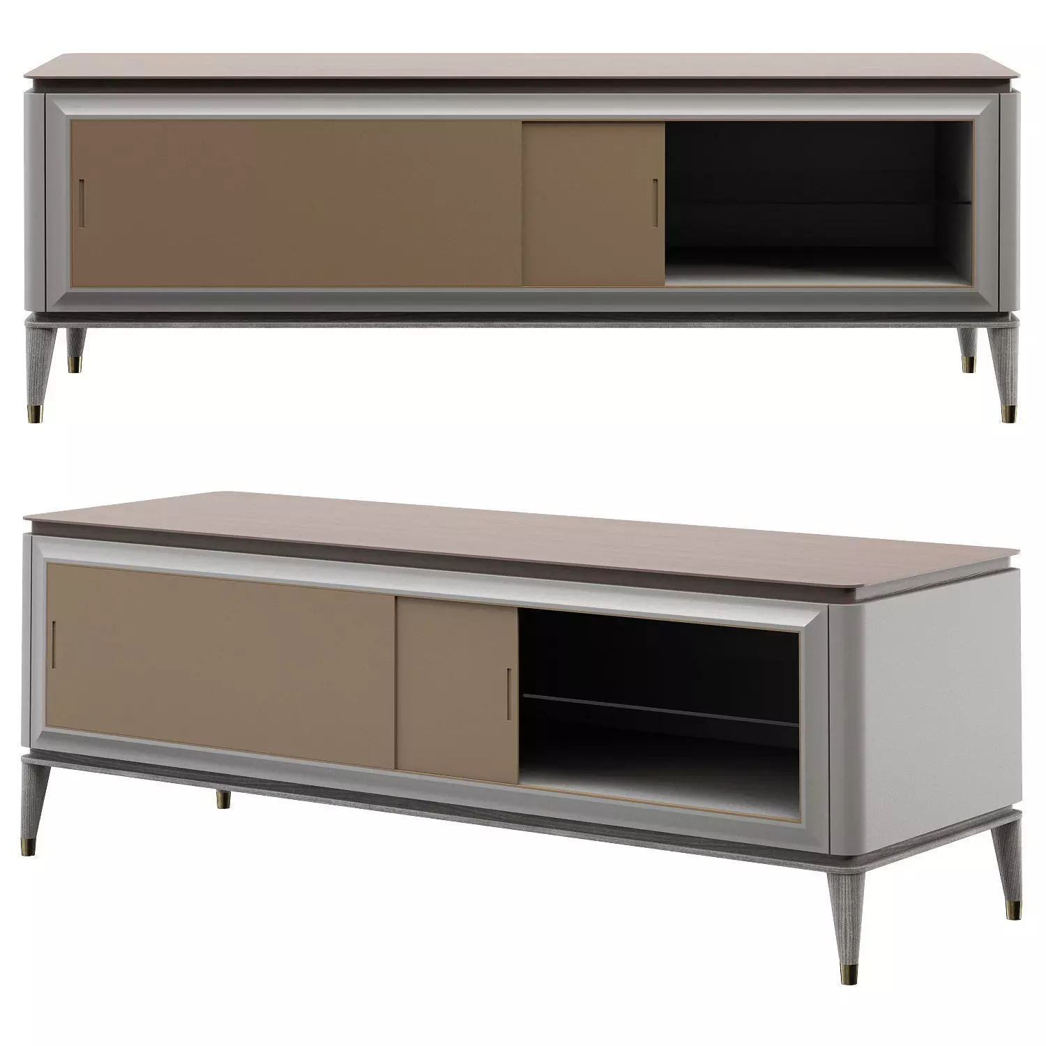 BLUEMOON MEDIA CABINET Low-poly 3D model