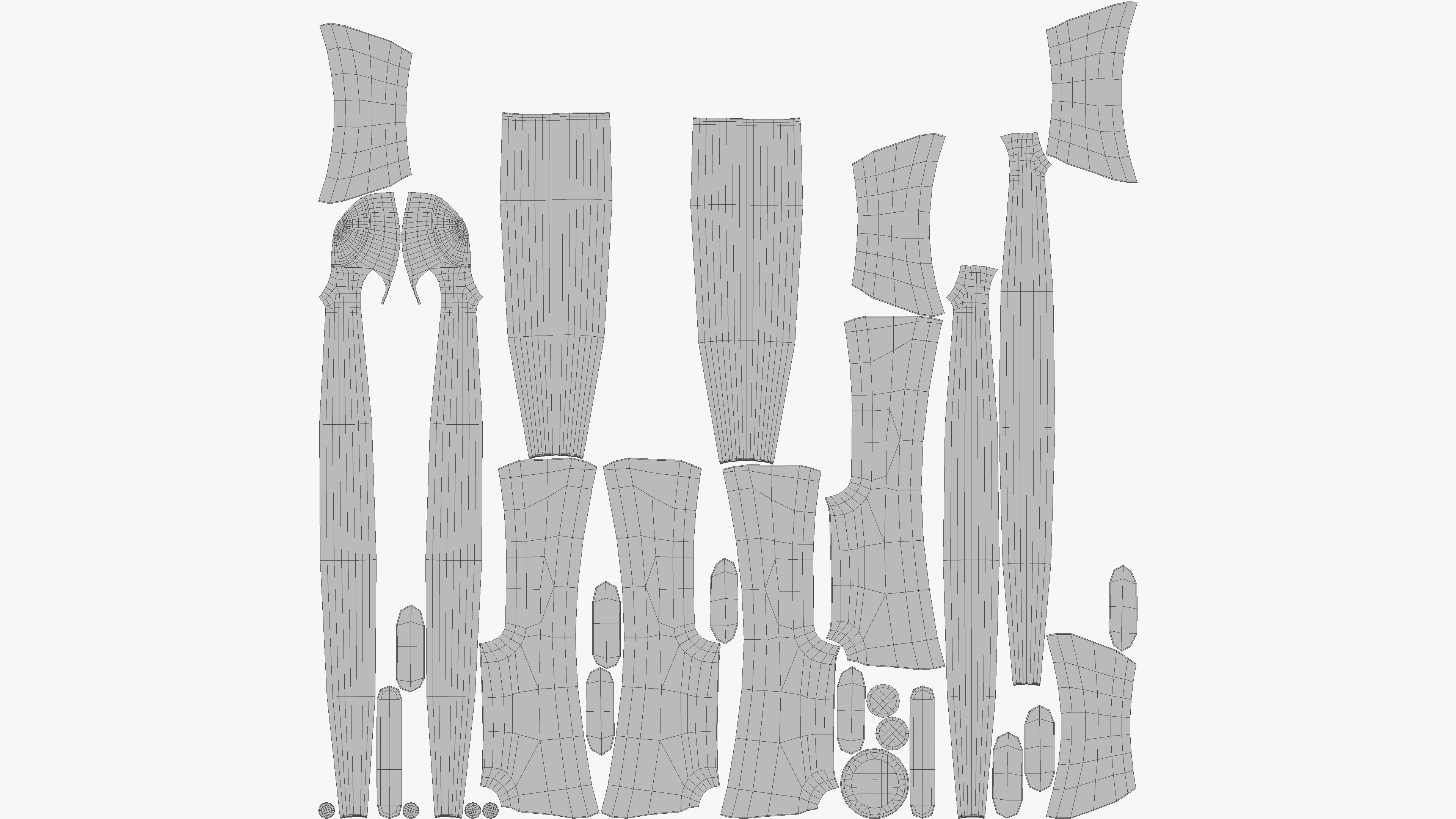 Circle Dining Chair 3D model_10