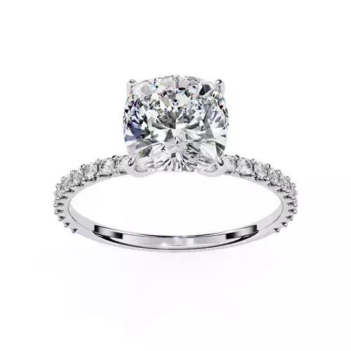 ASSCHER DIAMOND RING -CAD-067