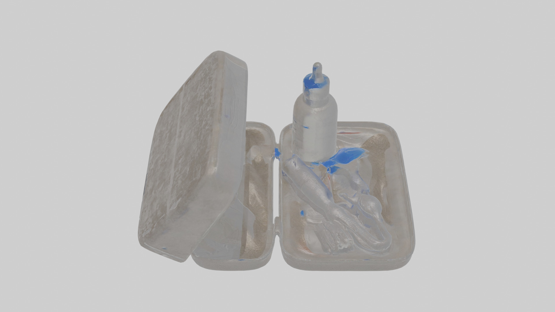 CPAP cleaning kit Low-poly 3D model_28