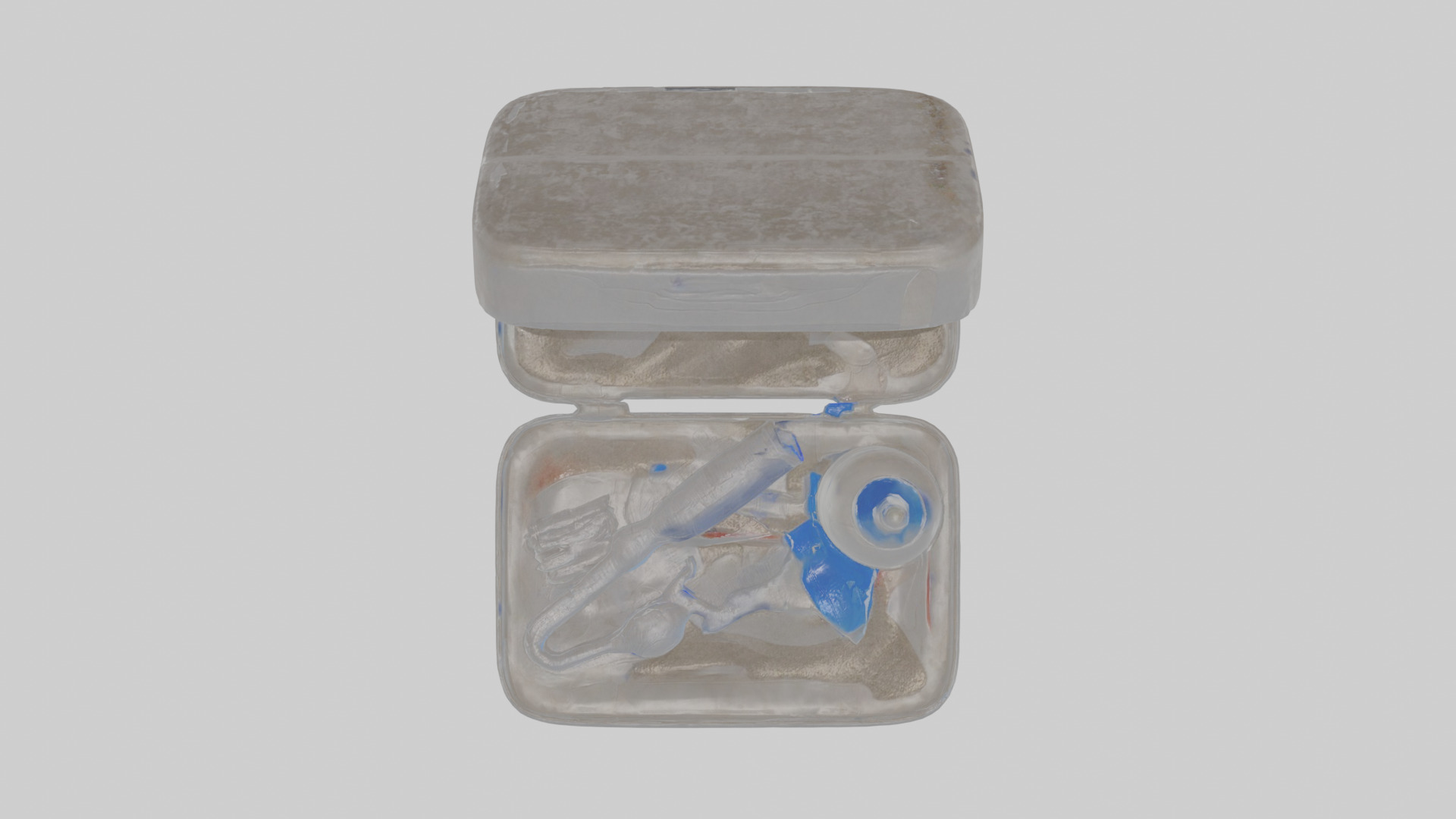 CPAP cleaning kit Low-poly 3D model_24