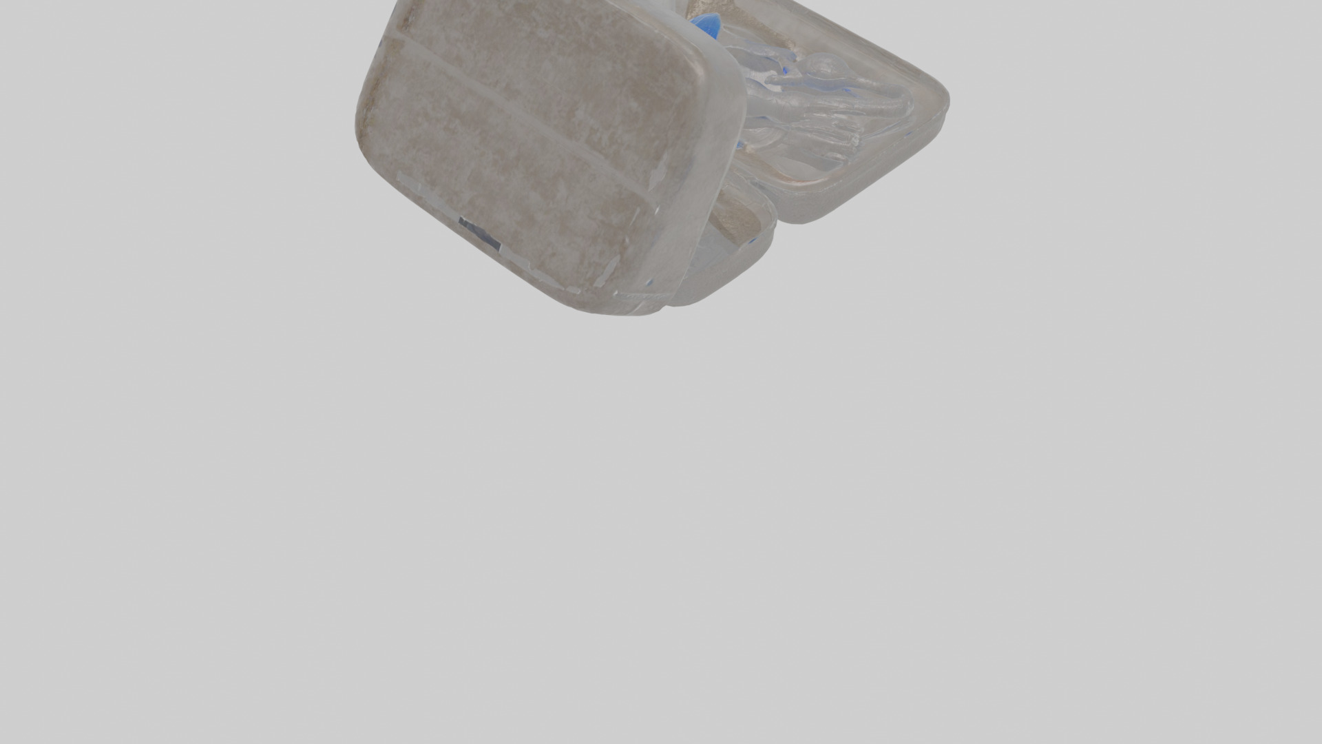 CPAP cleaning kit Low-poly 3D model_6