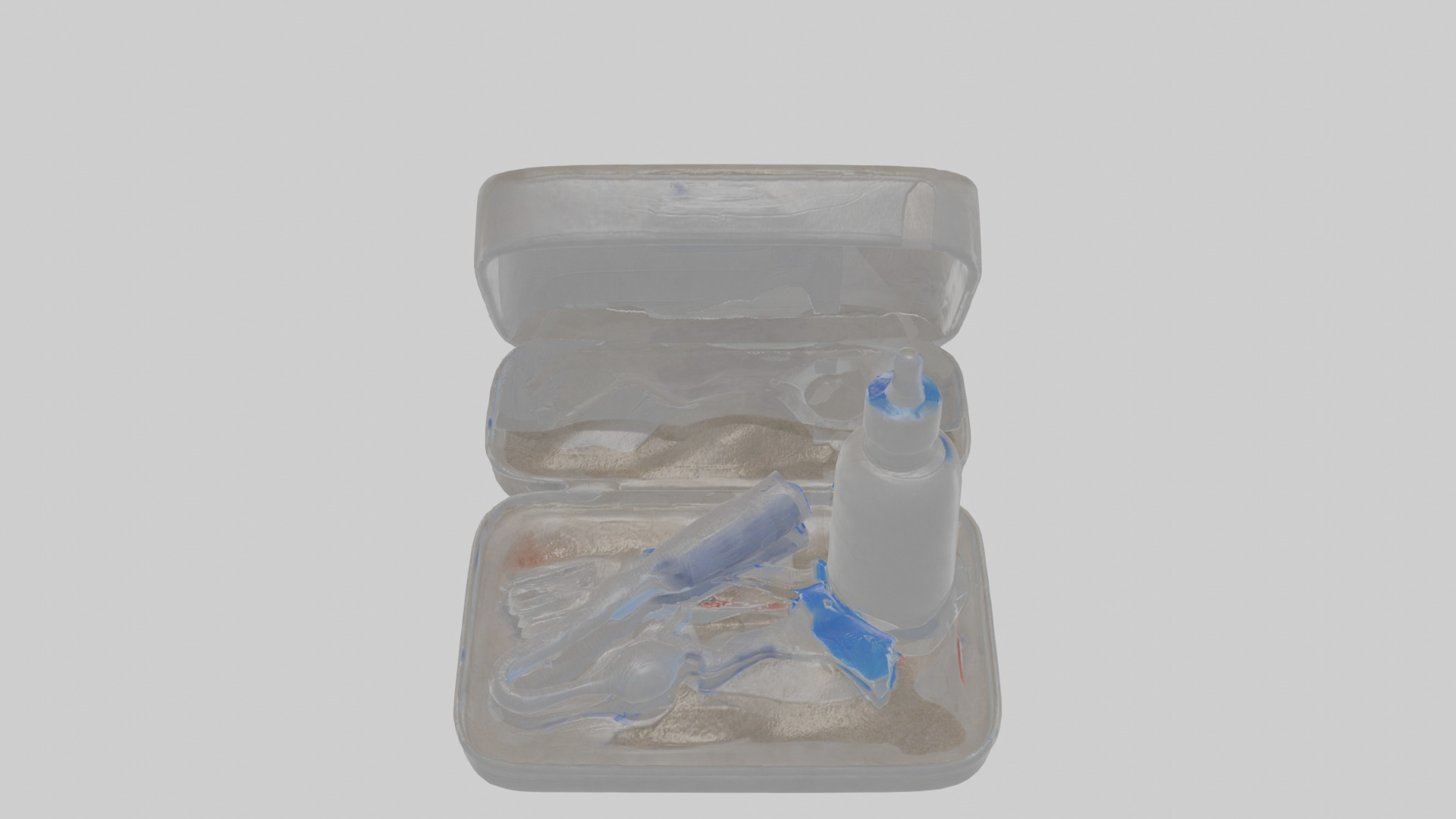 CPAP cleaning kit Low-poly 3D model_26