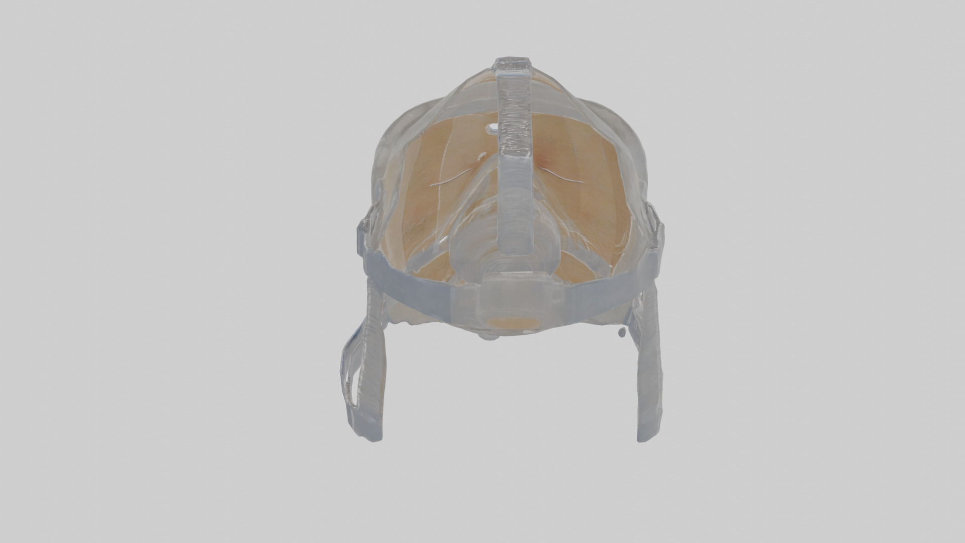 CPAP mask Low-poly 3D model_24