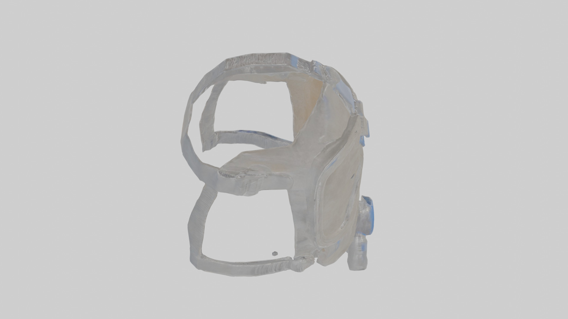CPAP mask Low-poly 3D model_28