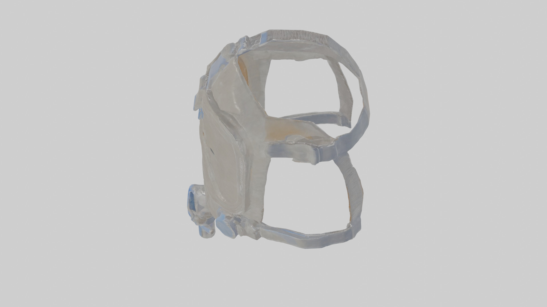 CPAP mask Low-poly 3D model_27