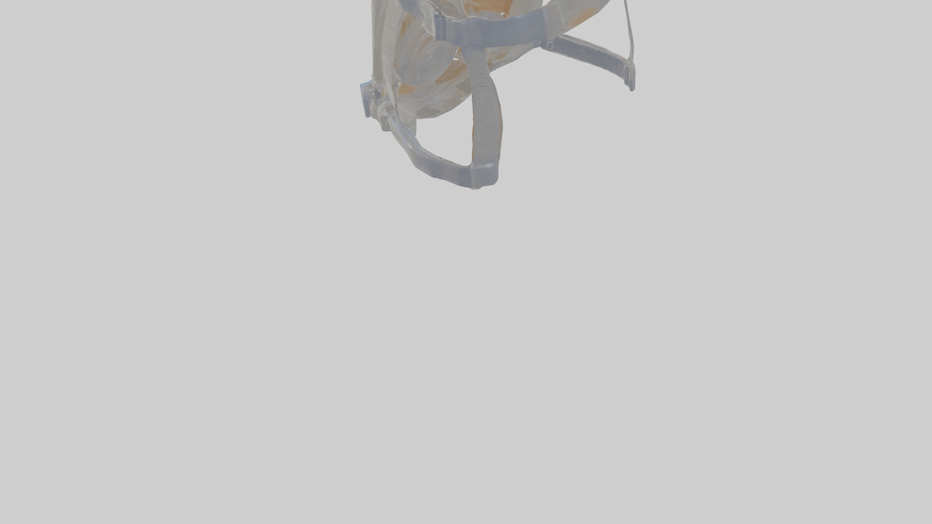 CPAP mask Low-poly 3D model_5