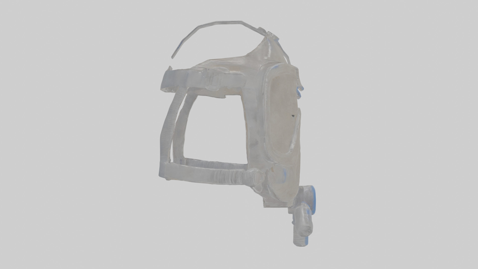 CPAP mask Low-poly 3D model_20