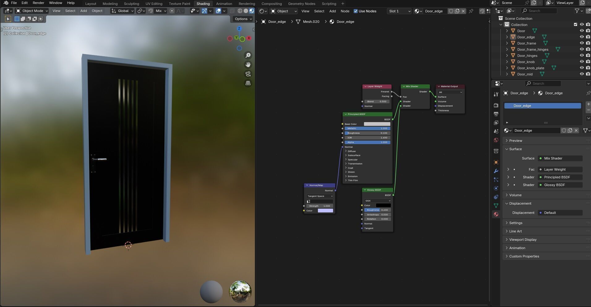Door Design CG73 3D model_17