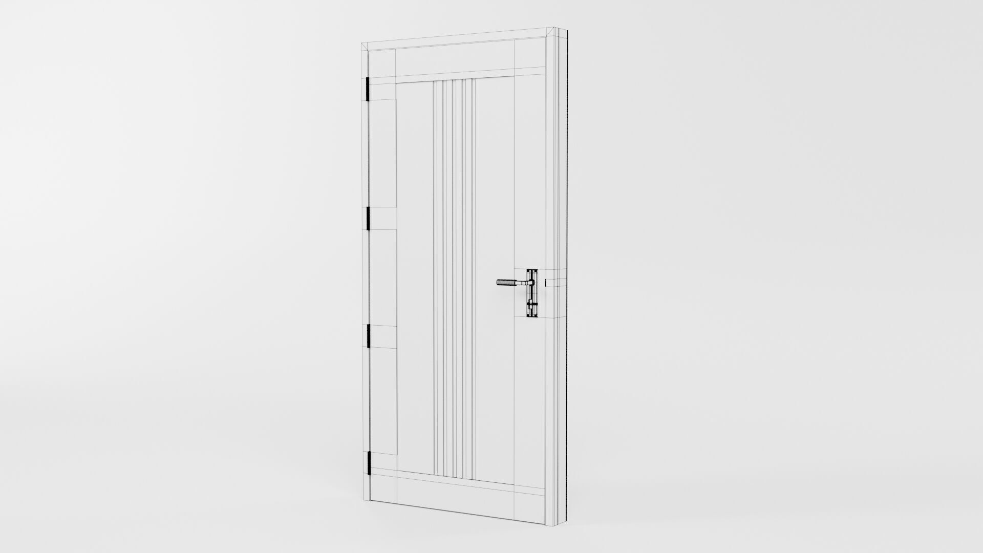 Door Design CG73 3D model_6