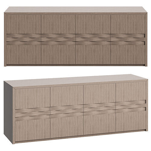 GINGER SIDEBOARD Low-poly 3D model