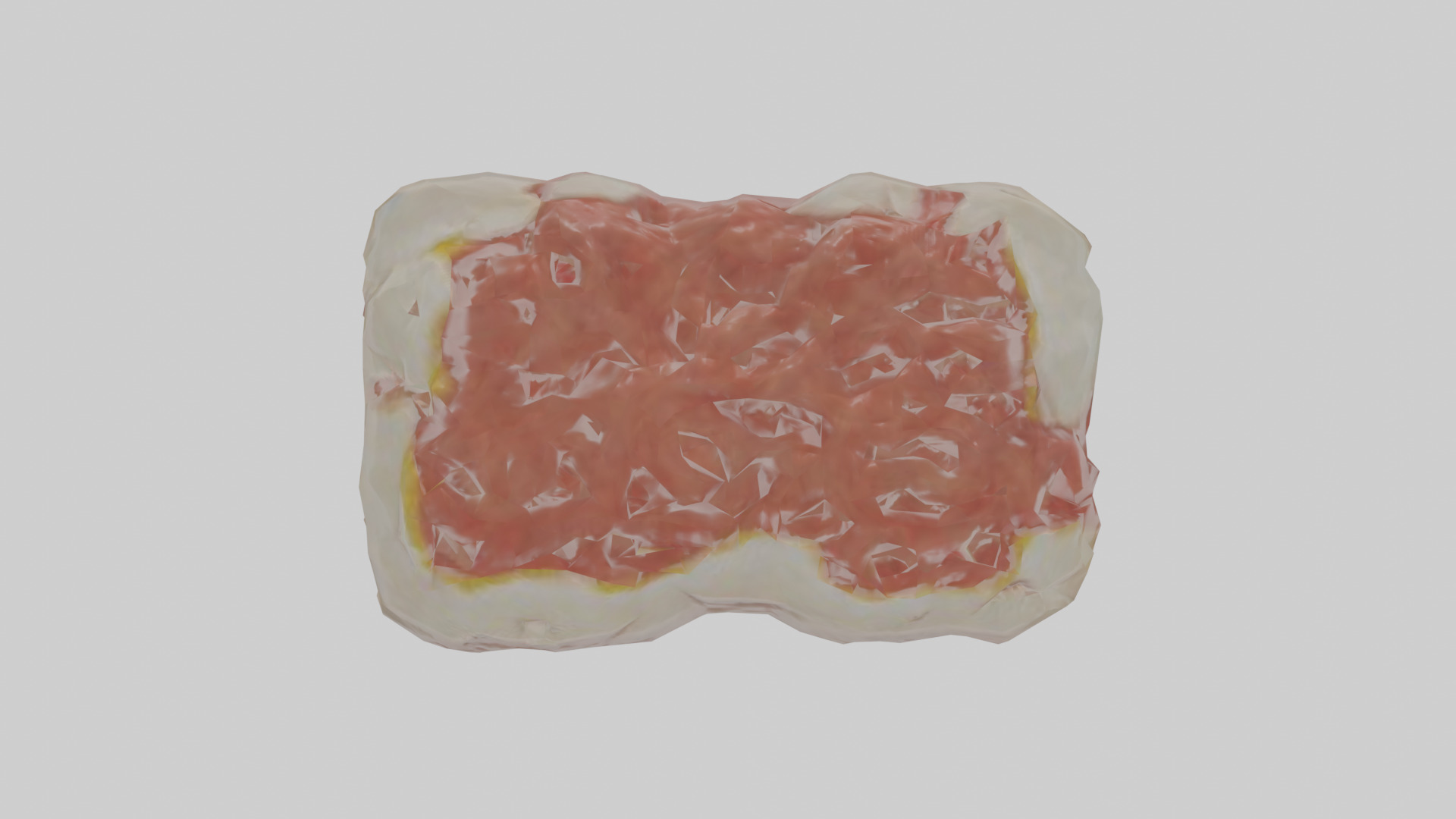 Cartilage Tissue Model fibrocartilage Low-poly 3D model_12