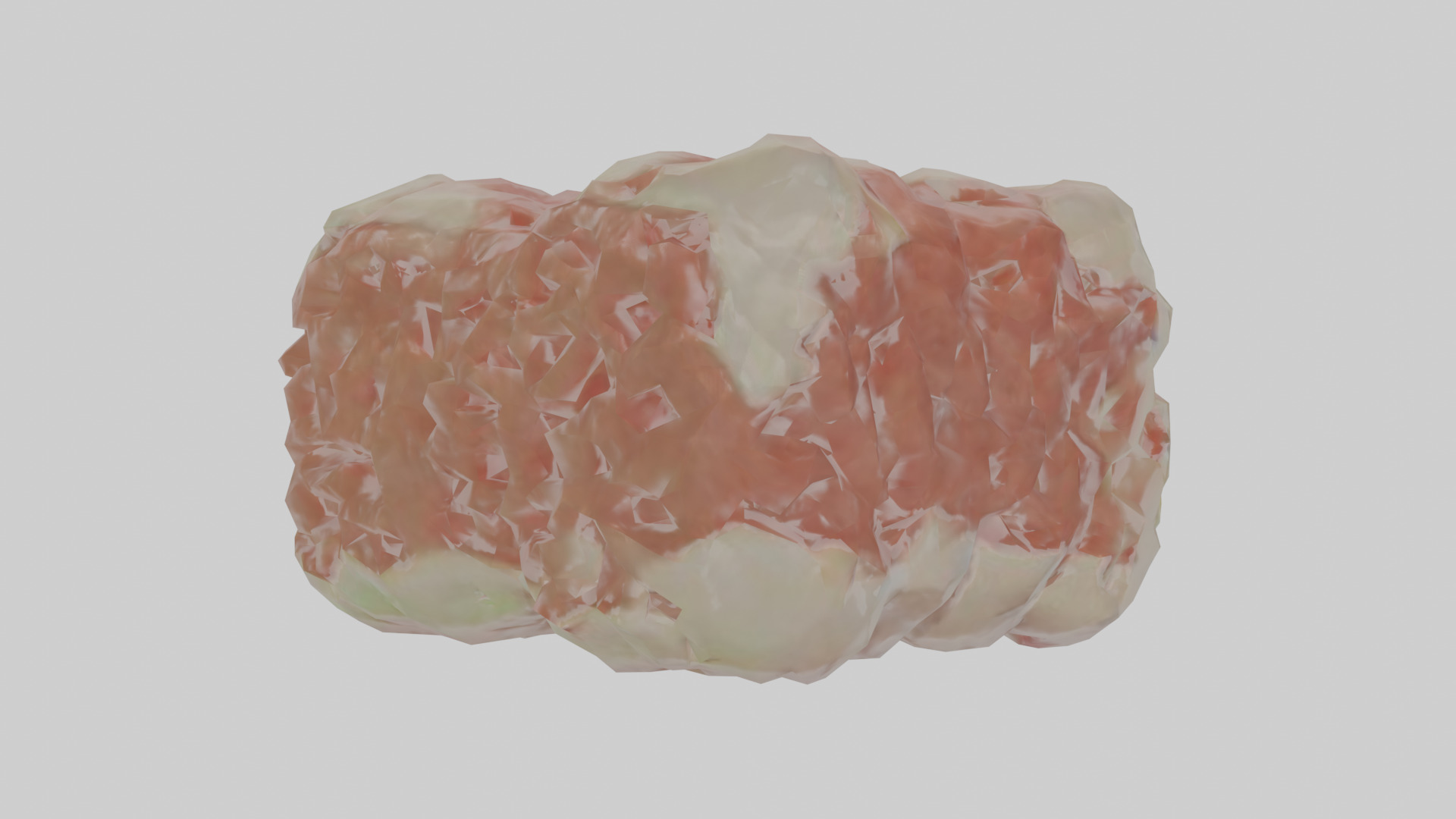 Cartilage Tissue Model fibrocartilage Low-poly 3D model_5