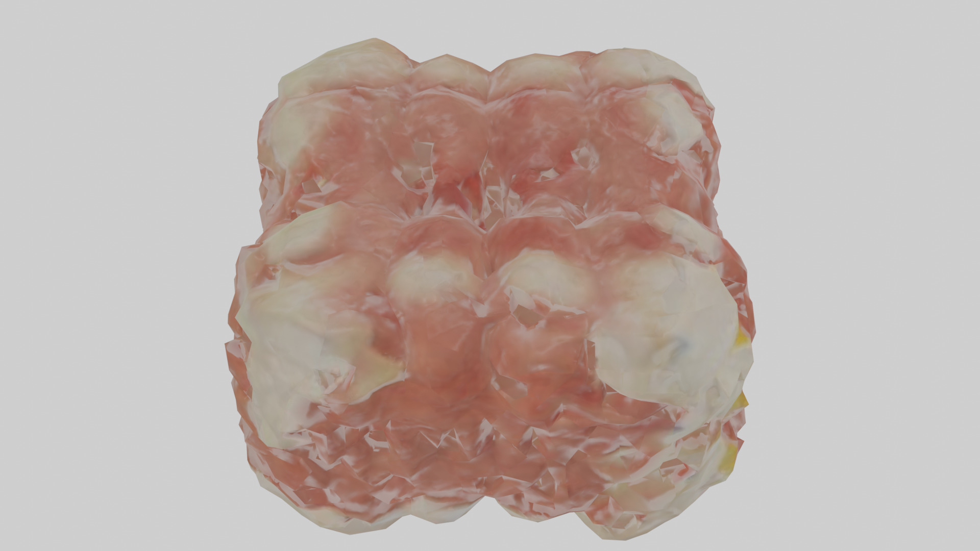 Cartilage Tissue Model fibrocartilage Low-poly 3D model_28