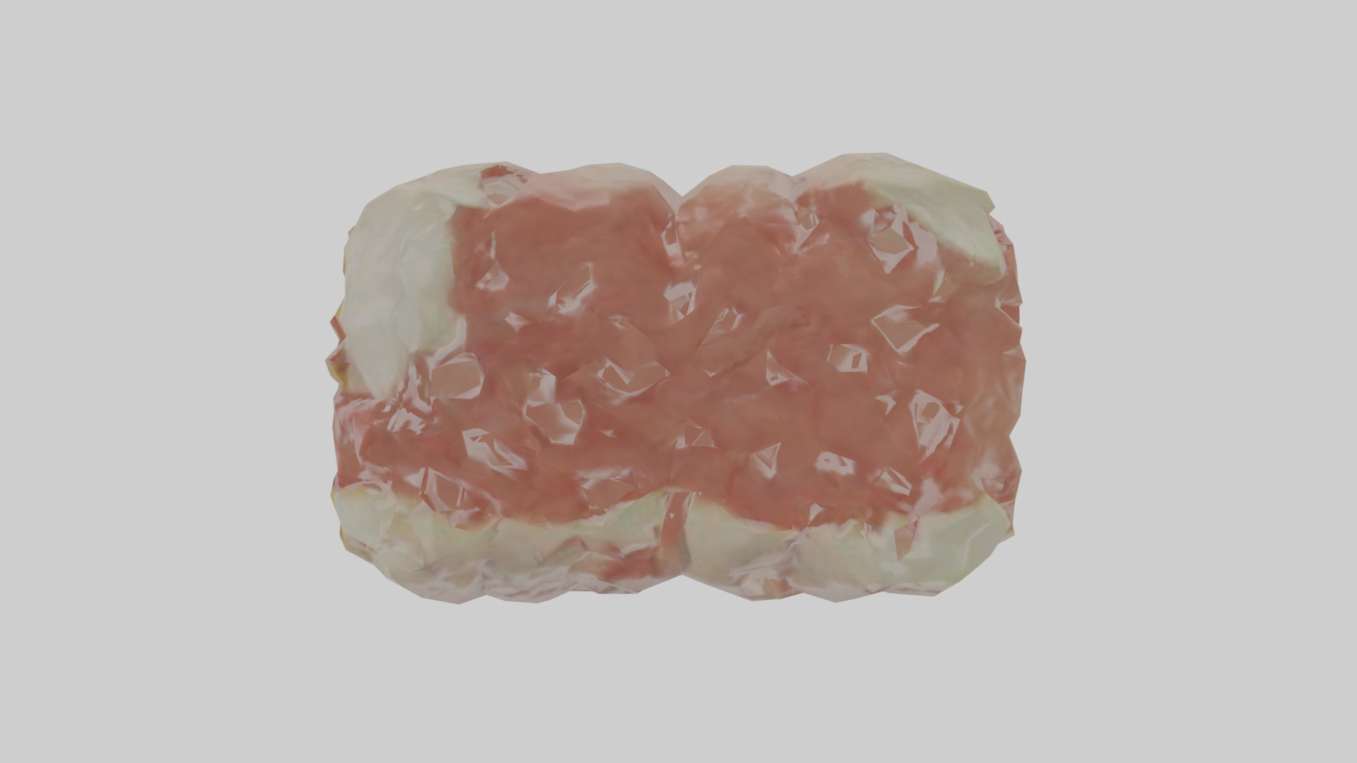 Cartilage Tissue Model fibrocartilage Low-poly 3D model_17