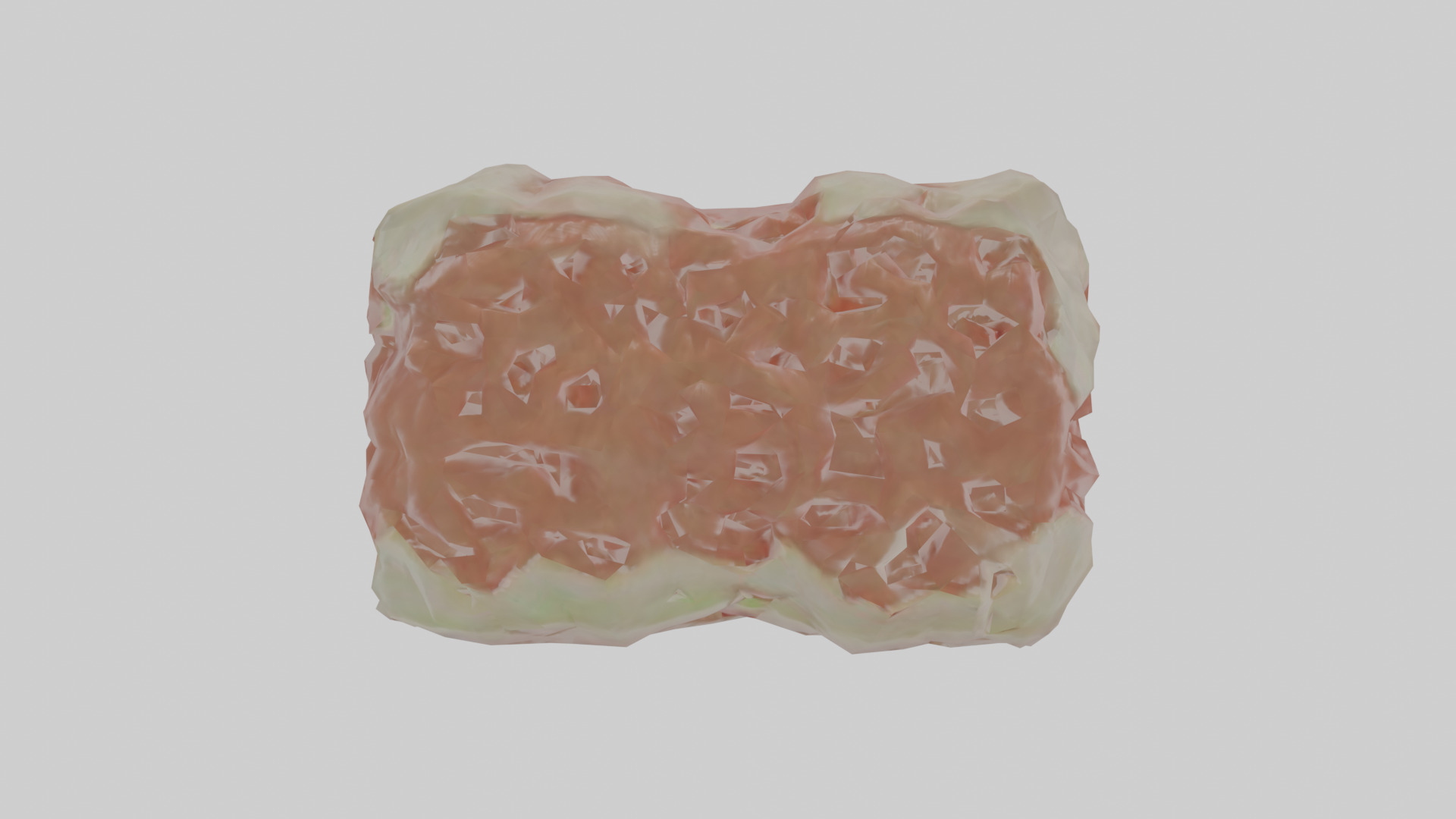 Cartilage Tissue Model fibrocartilage Low-poly 3D model_1