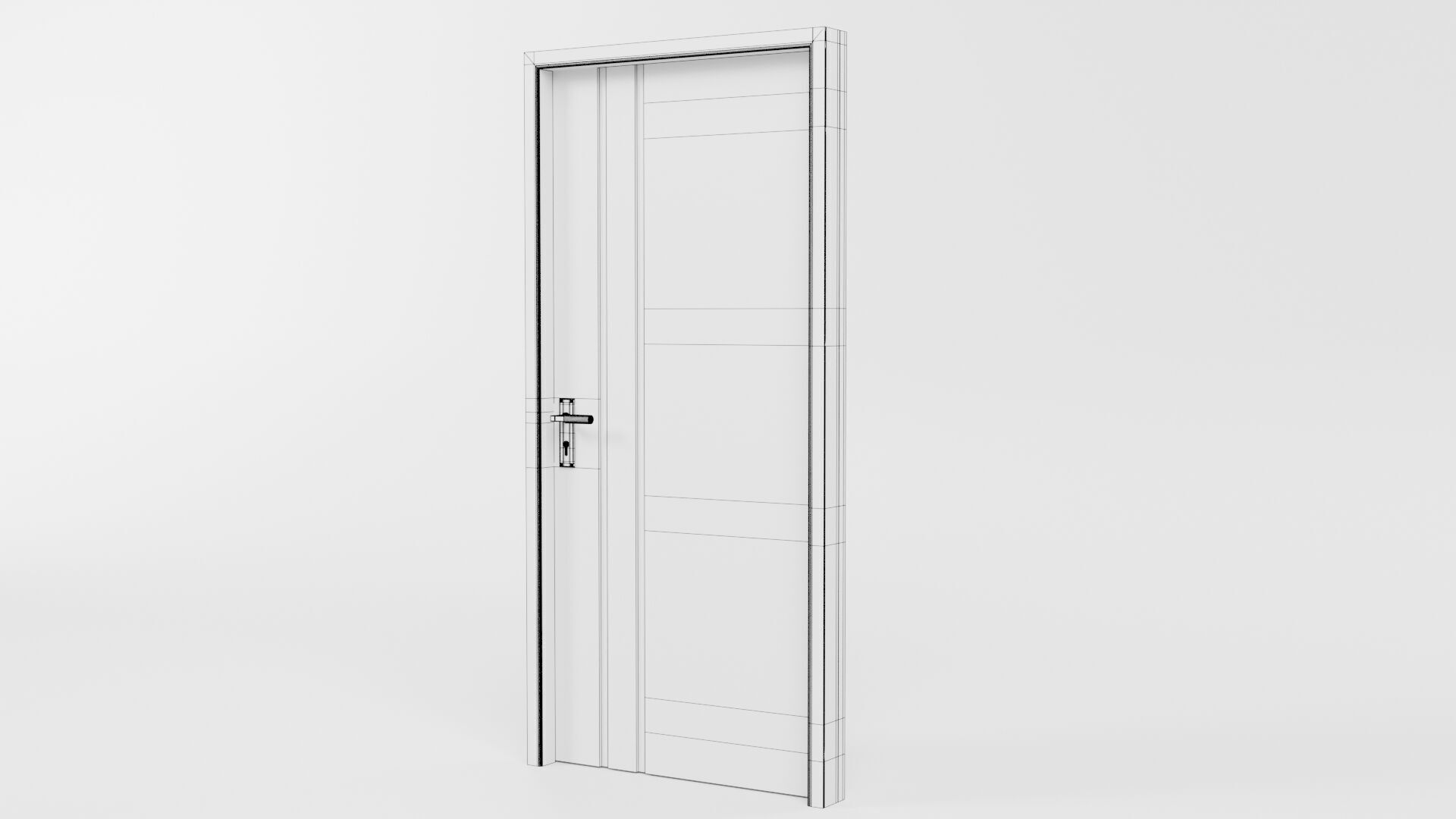 Door Design CG76 3D model_5