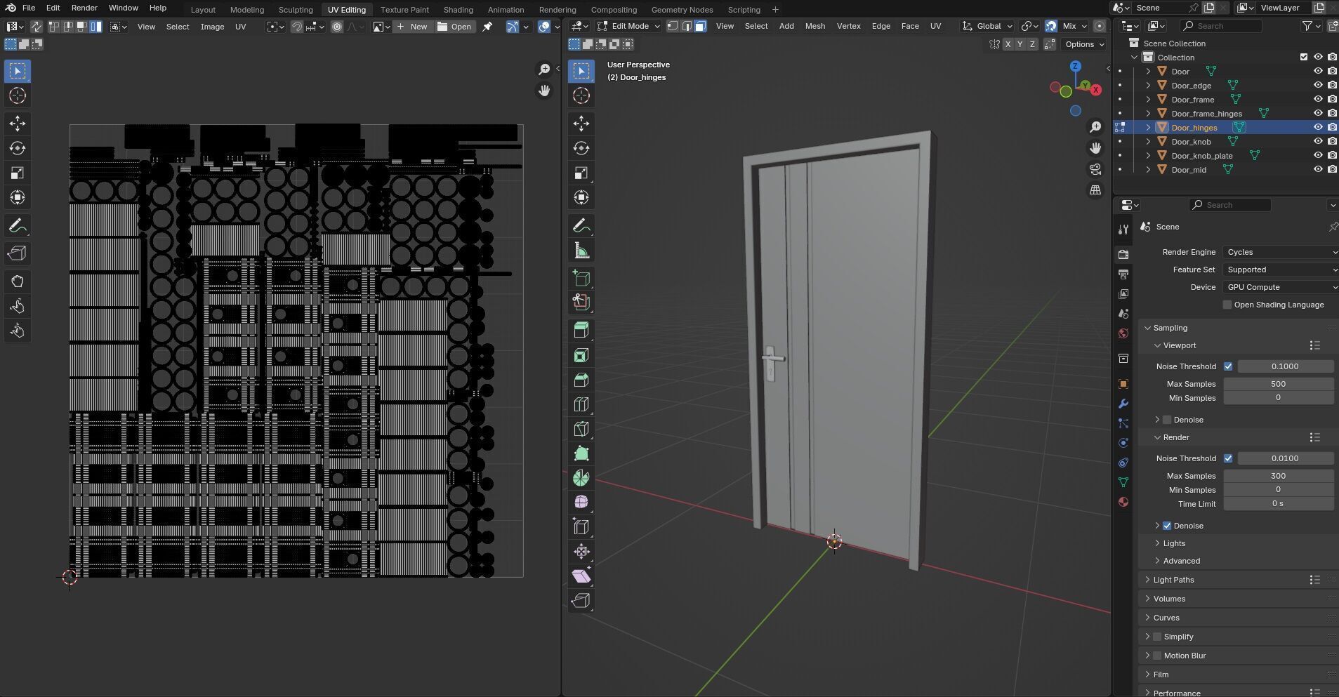 Door Design CG76 3D model_15