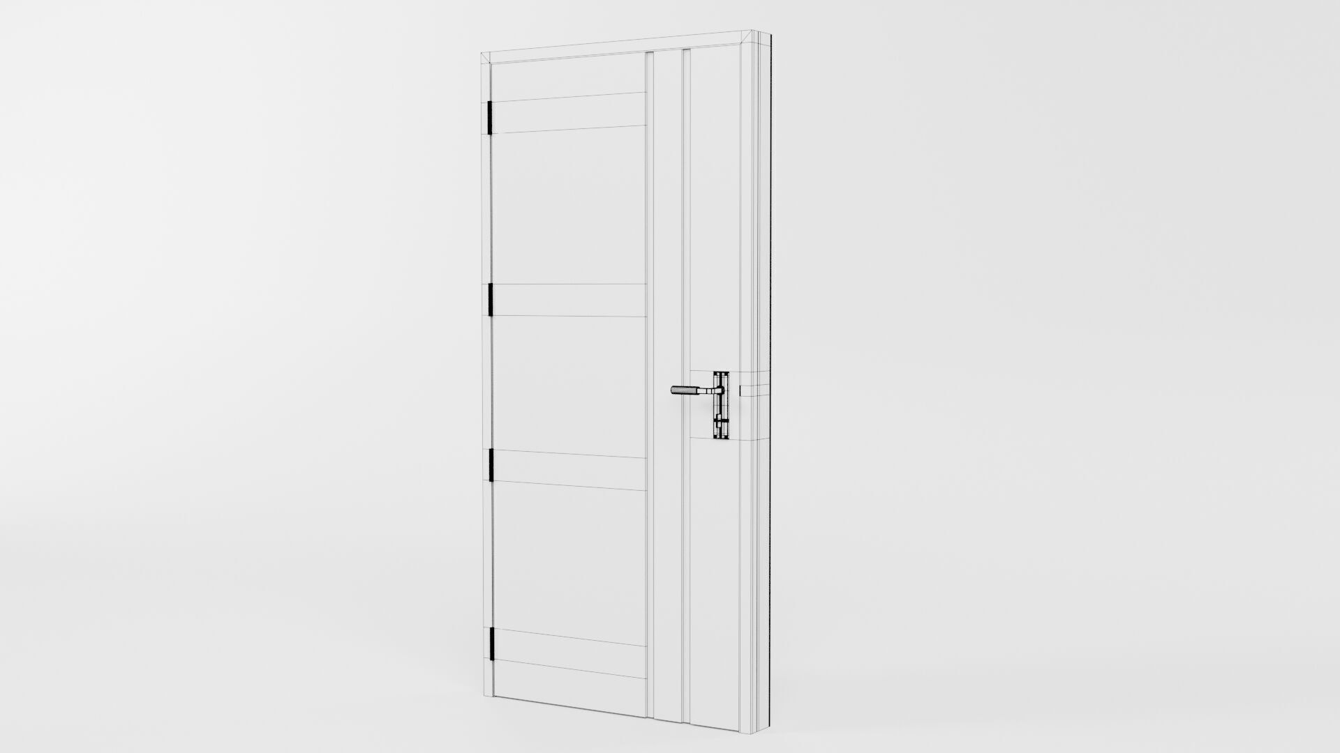 Door Design CG76 3D model_6