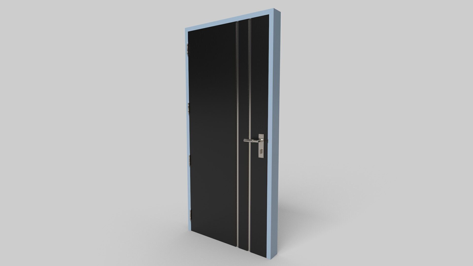 Door Design CG76 3D model_3
