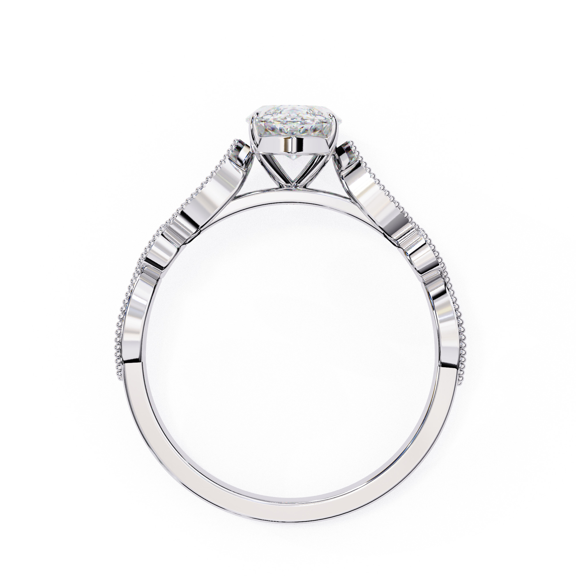 MARQUISE DIAMOND RING -CAD-073 3D model_6