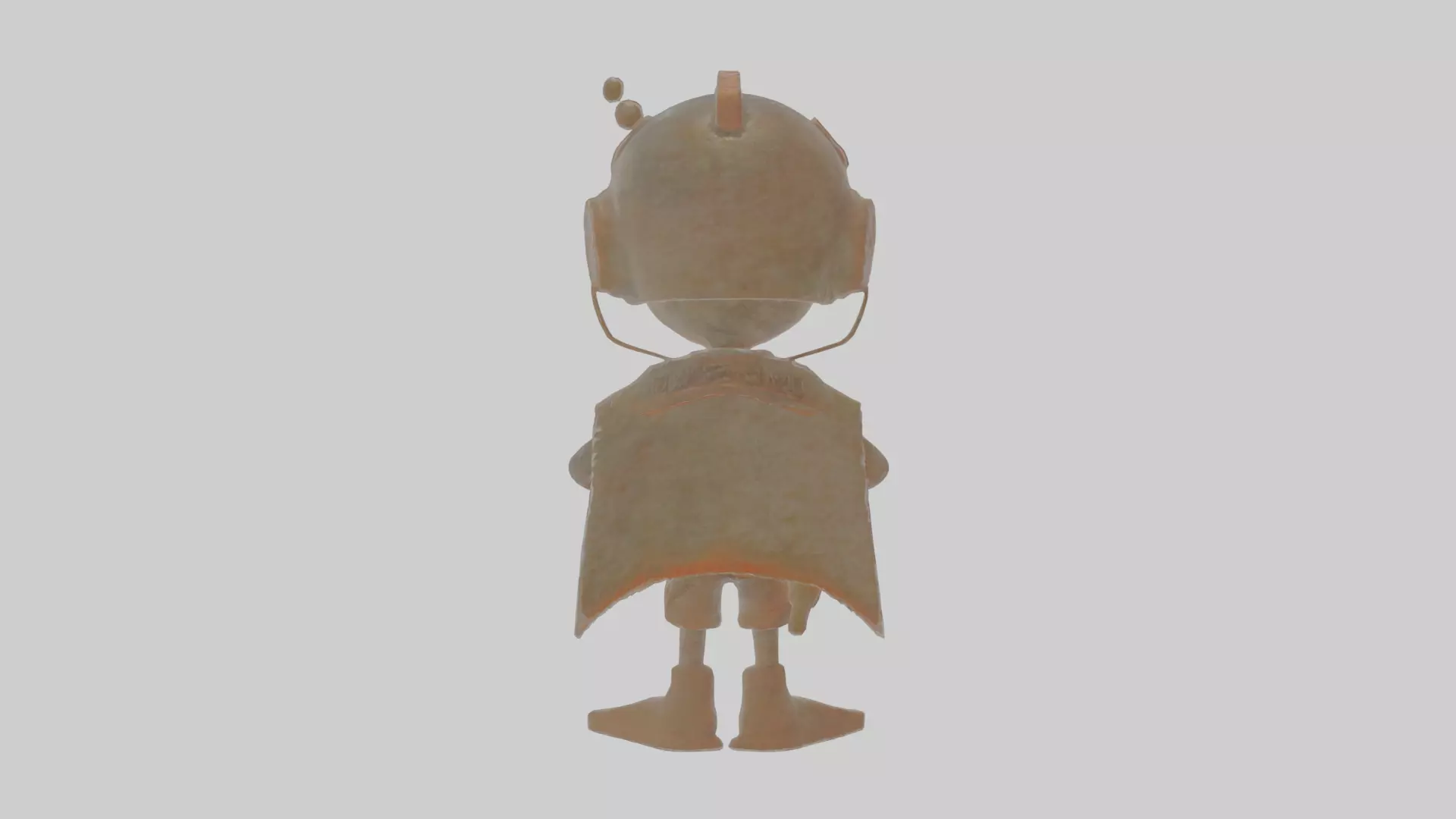 Cartoon Alistair the Abyssal Explorer Model Low-poly 3D model_0