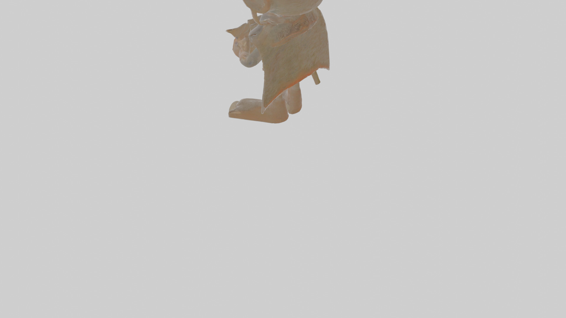 Cartoon Alistair the Abyssal Explorer Model Low-poly 3D model_5