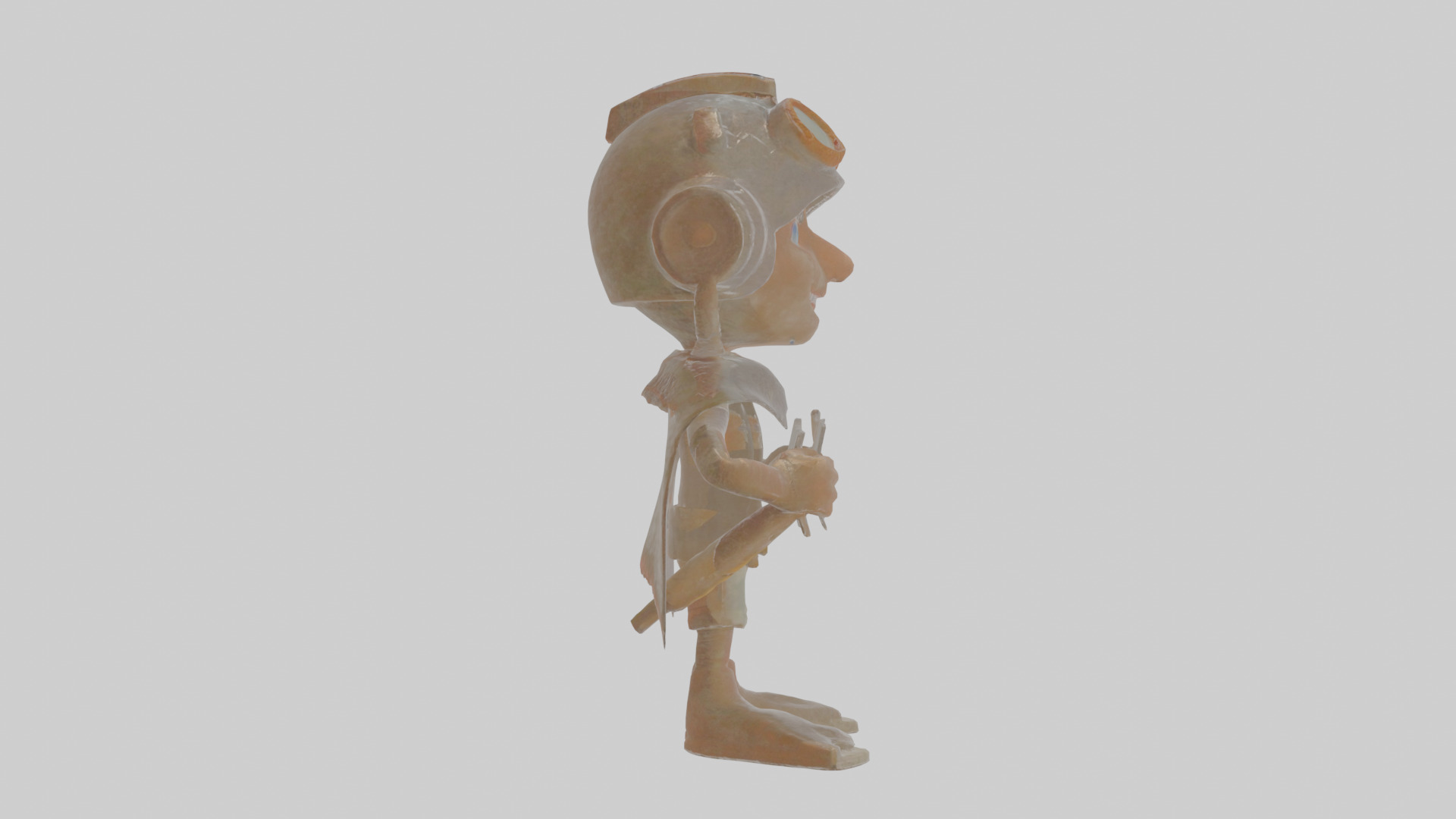 Cartoon Alistair the Abyssal Explorer Model Low-poly 3D model_20