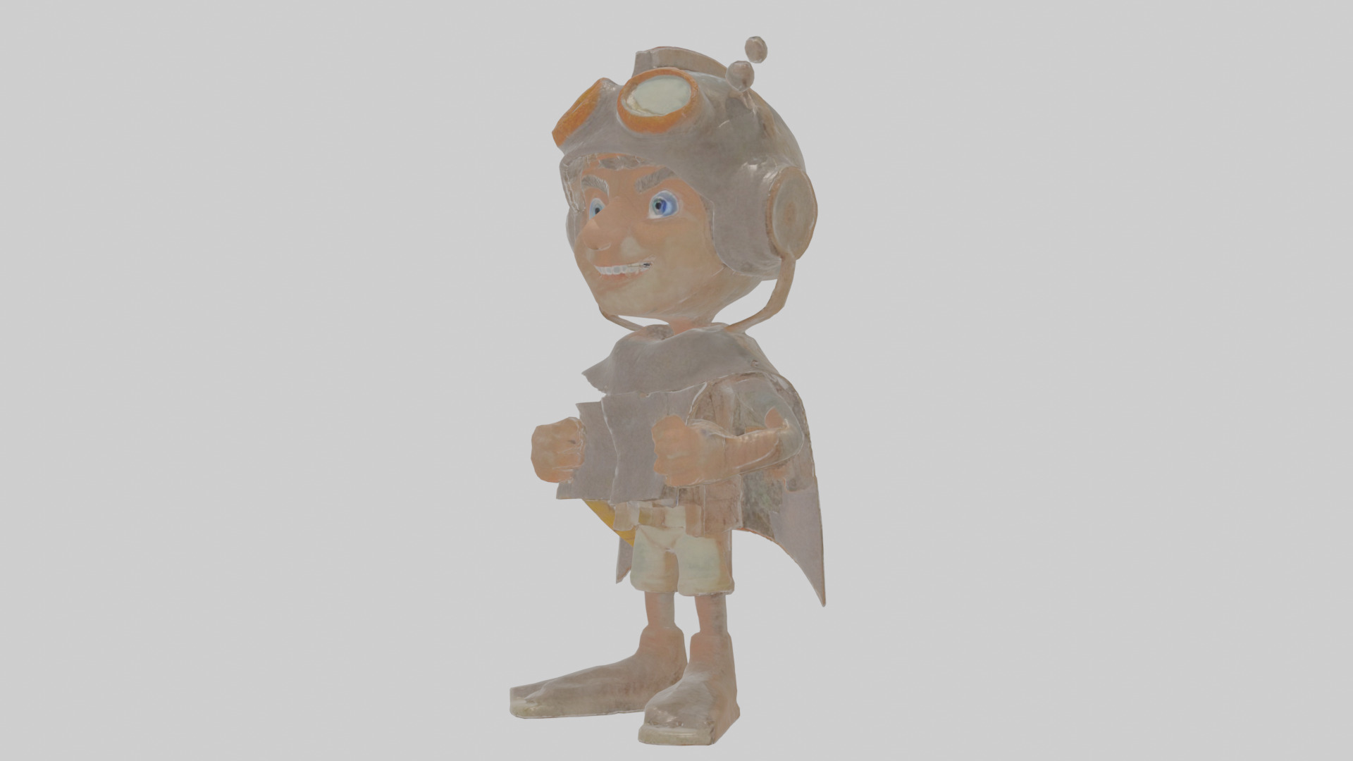 Cartoon Alistair the Abyssal Explorer Model Low-poly 3D model_15