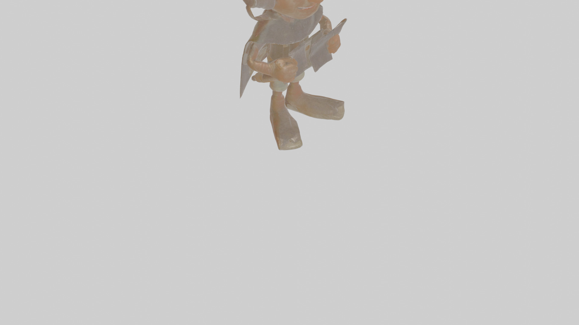 Cartoon Alistair the Abyssal Explorer Model Low-poly 3D model_10