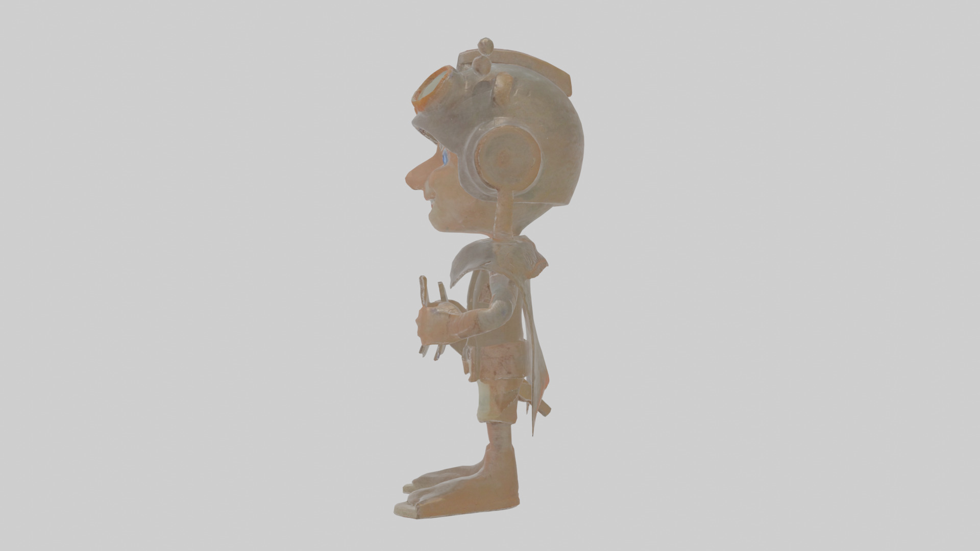 Cartoon Alistair the Abyssal Explorer Model Low-poly 3D model_18