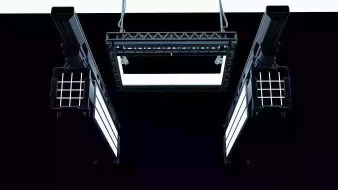 Concert Lights Truss Set of 2 High-Quality