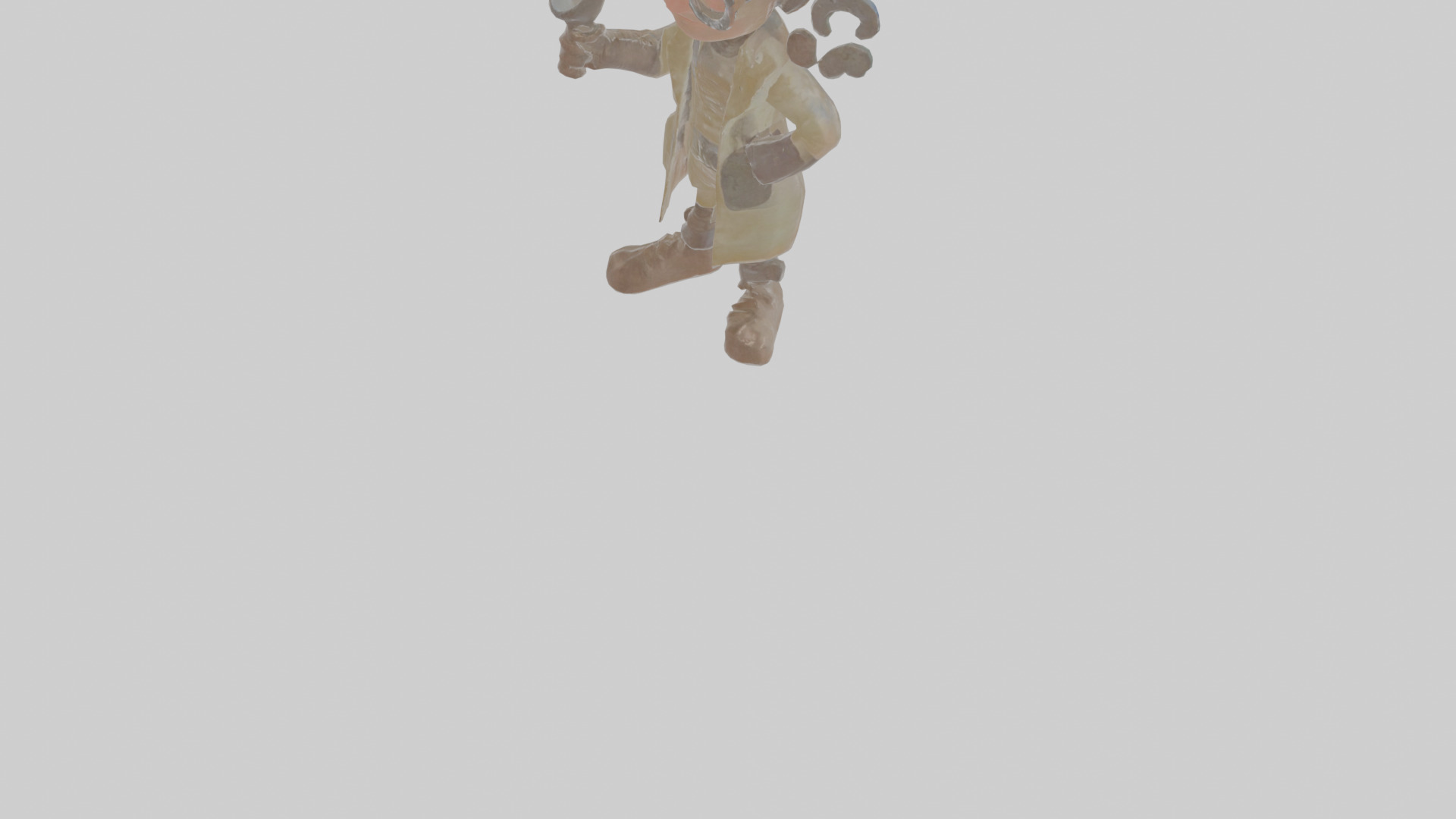 Cartoon Alistair the Analyzer of Anomalous Artifacts Model Low-poly 3D model_8