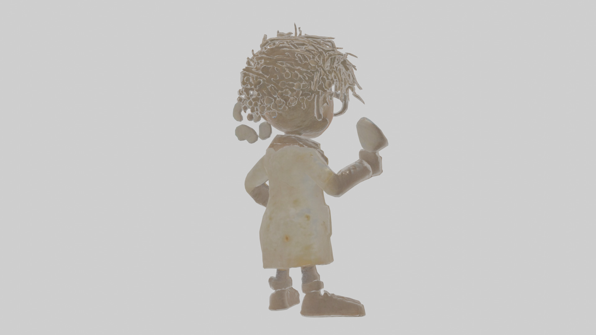 Cartoon Alistair the Analyzer of Anomalous Artifacts Model Low-poly 3D model_4