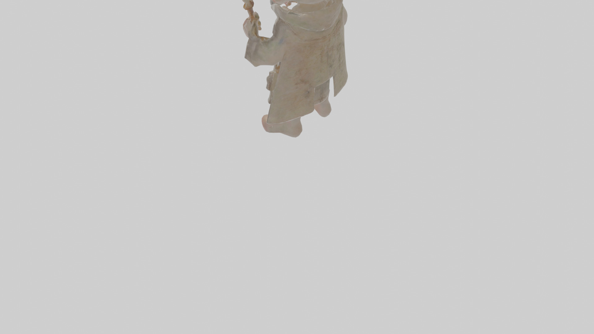 Cartoon Alistair the Appraiser of Accursed Amulets Model Low-poly 3D model_5