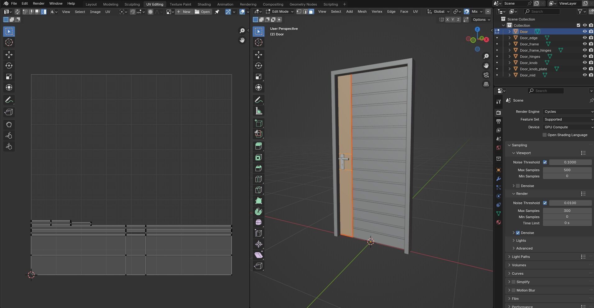 Door Design CG78 3D model_13