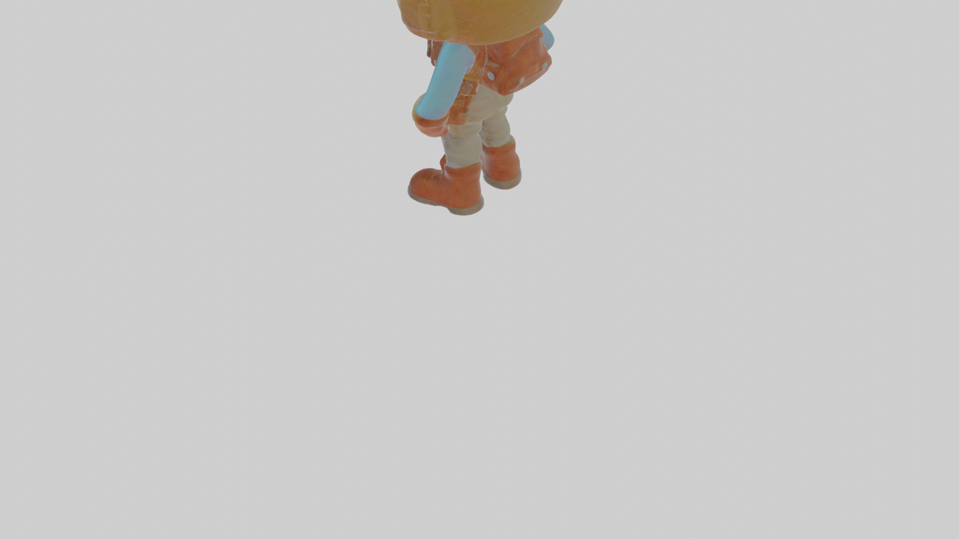 Cartoon Alistair the Astral Archaeologist Model Low-poly 3D model_5