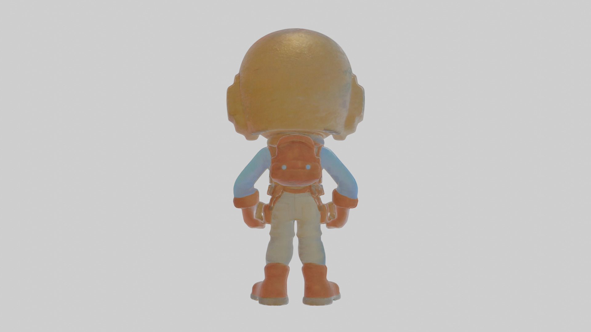Cartoon Alistair the Astral Archaeologist Model Low-poly 3D model_1
