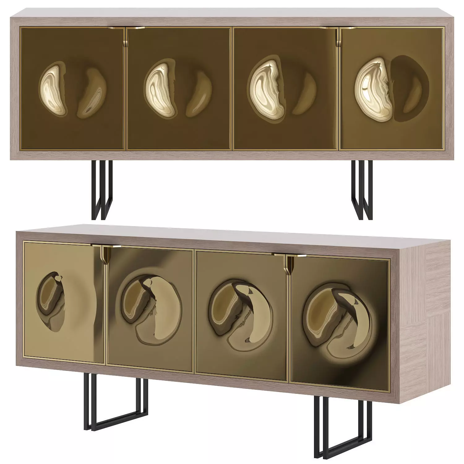 BOLLA SIDEBOARD Low-poly 3D model