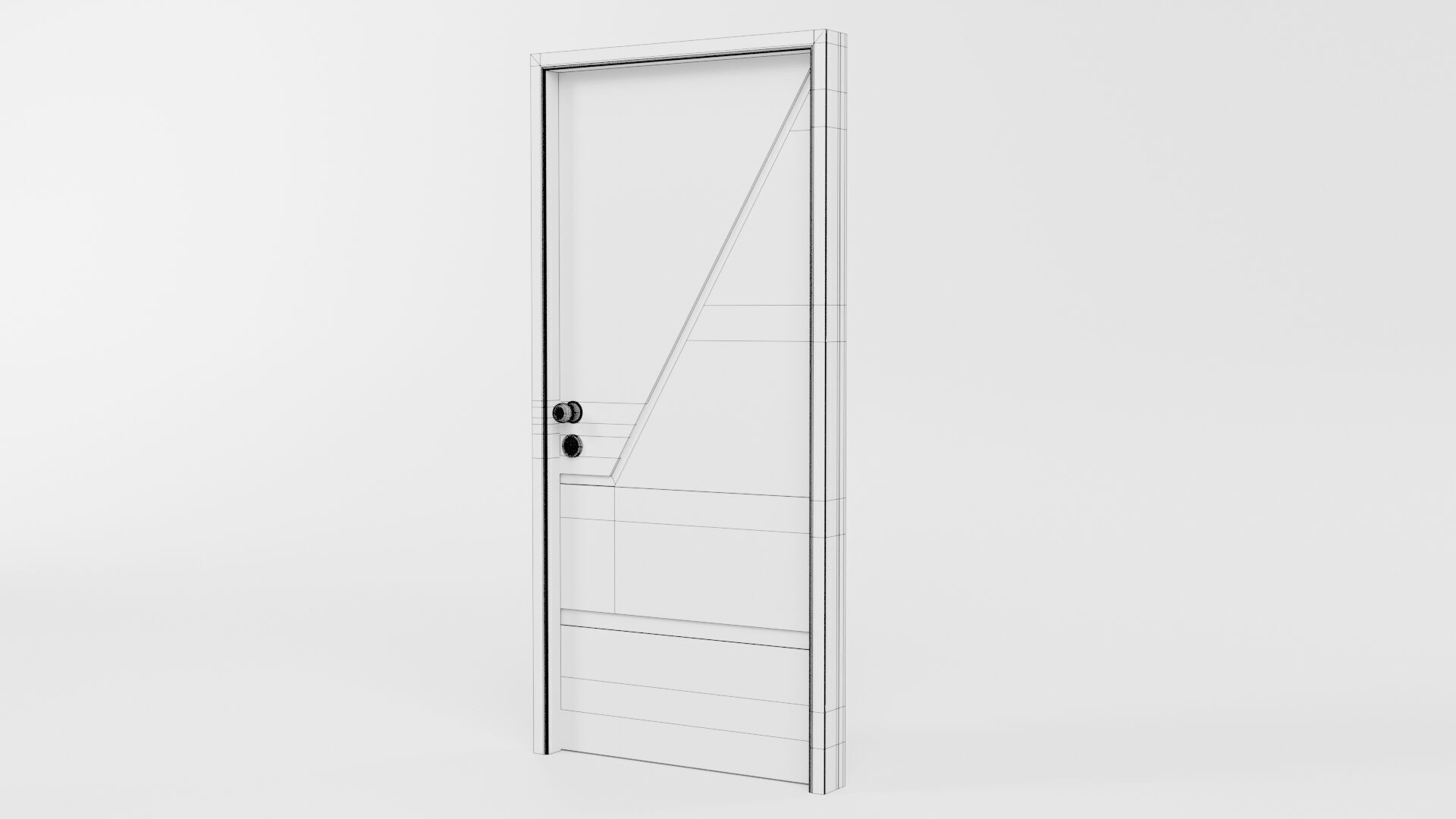 Door Design CG79 3D model_5