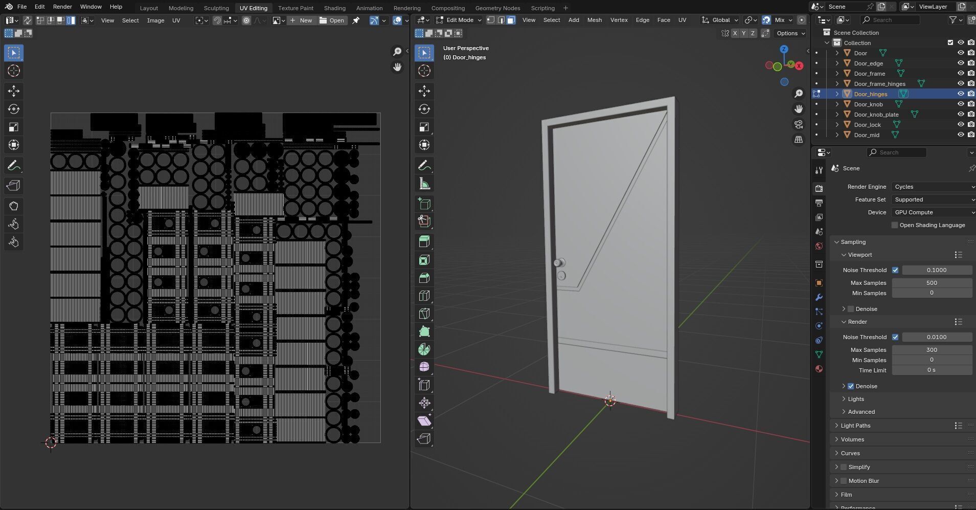 Door Design CG79 3D model_15